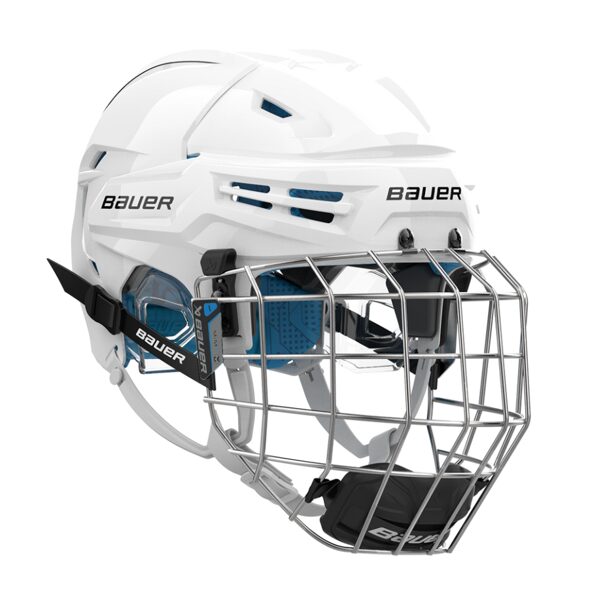 Bauer S23 RE-AKT 65 COMBO Senior hockey helmet (white)
