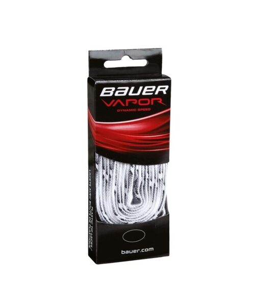 Bauer VAPOR skate laces without wax (white)