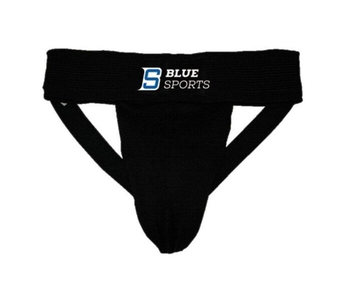 Blue Sports Deluxe support with cup Junior jock